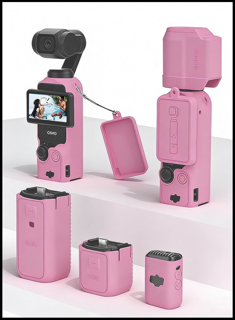 BRDRC Fully protected silicone cover | Suitable for DJI Pocket 3 | Dustproof, scratch resistant, and slip resistant - Image 1